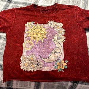 Sun and Moon Cropped Tee